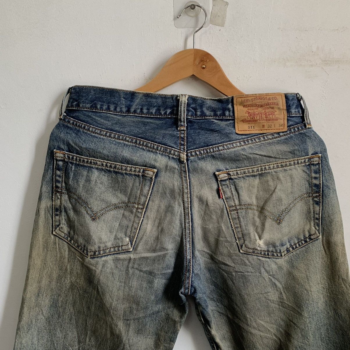 Vintage - Levis Lot 511 Rare Stone Wash Jeans Denim - 9