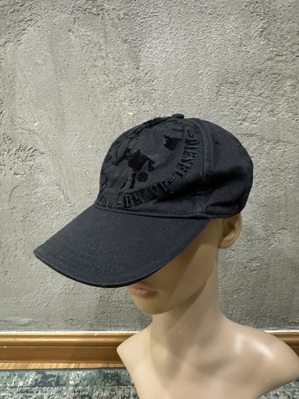 Diesel Black Velvet Hat - 8