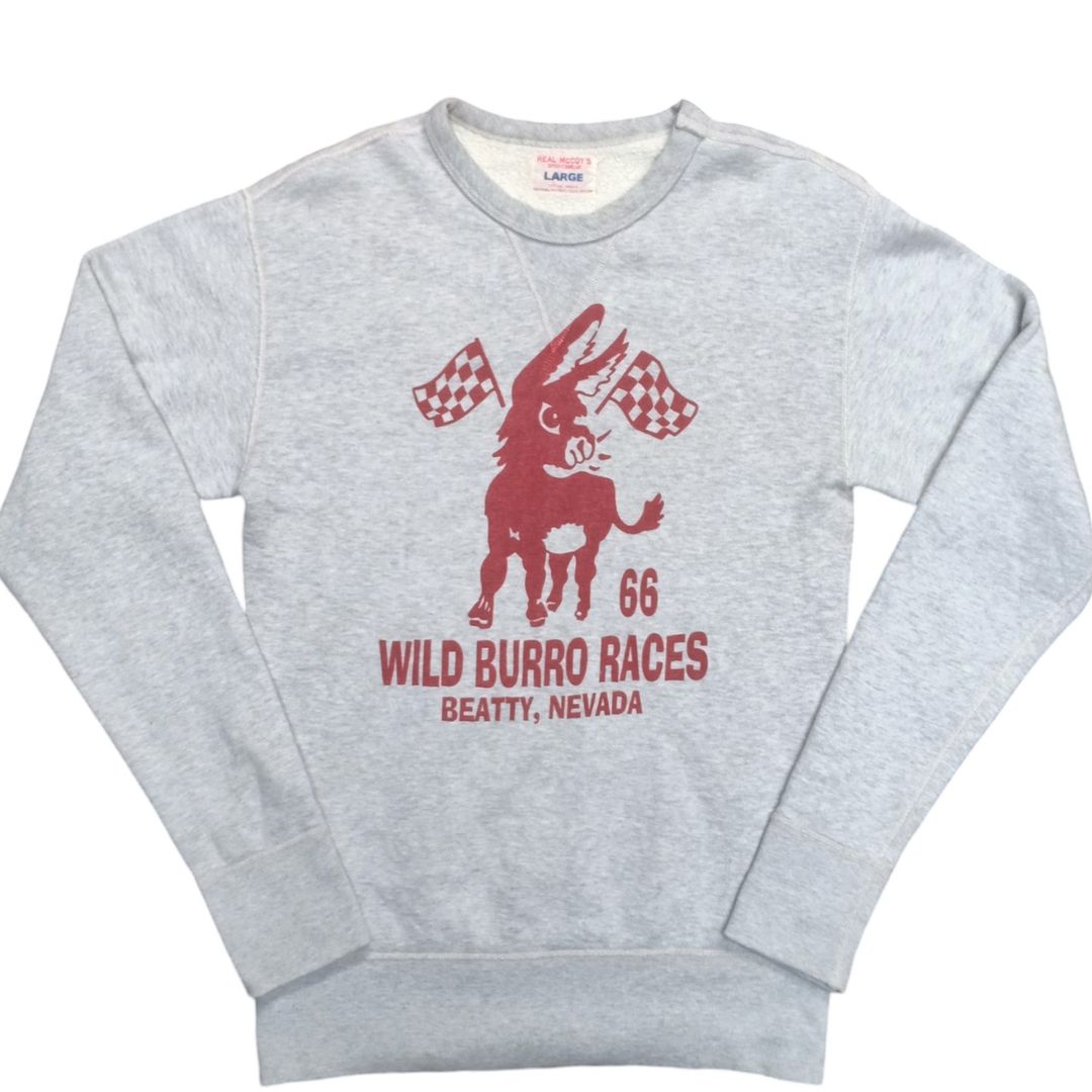 The real mccoys wild burro races long sleeve sweatshirt - 1