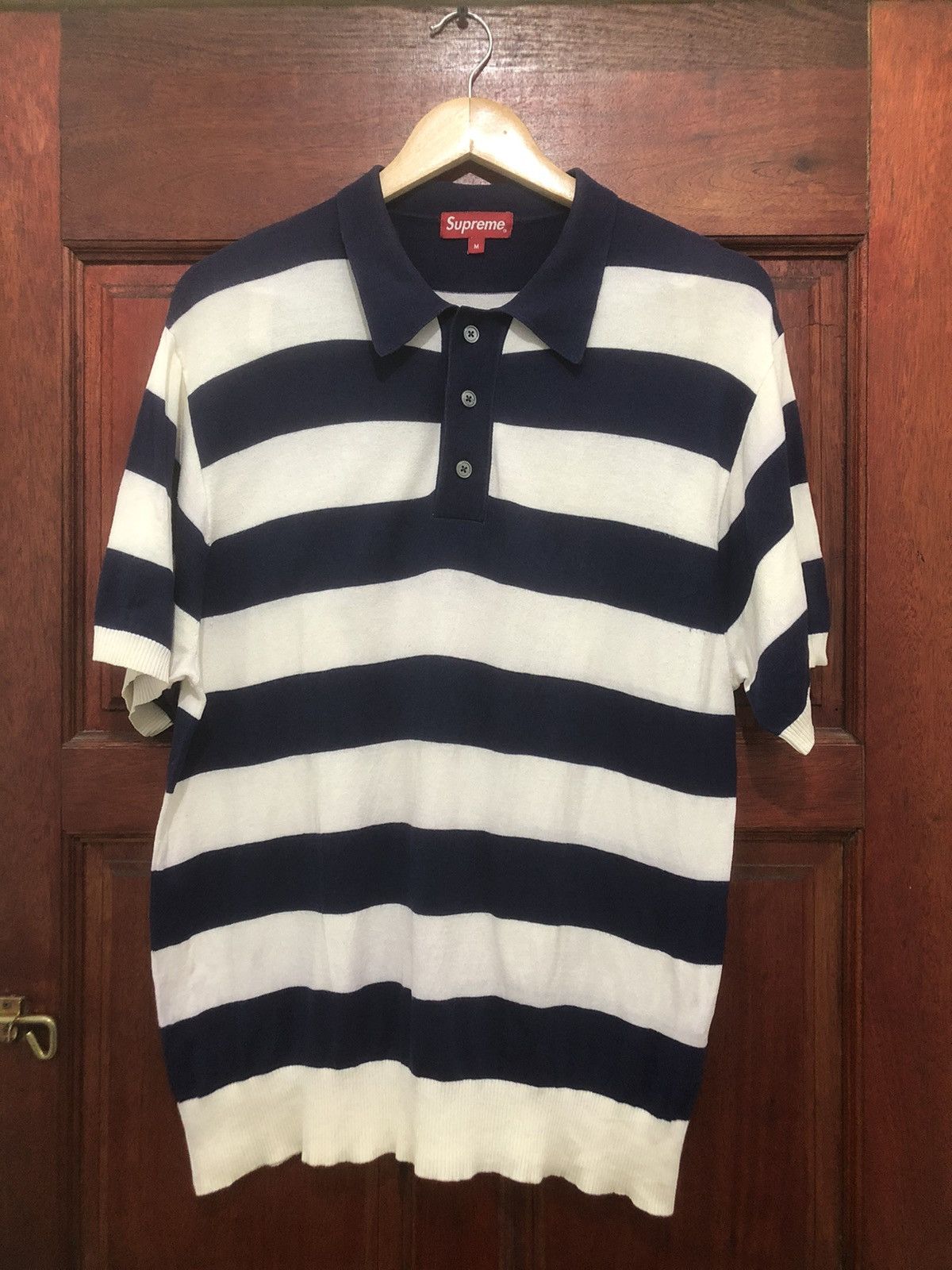 Supreme Stripe Polo Tshirt - 1