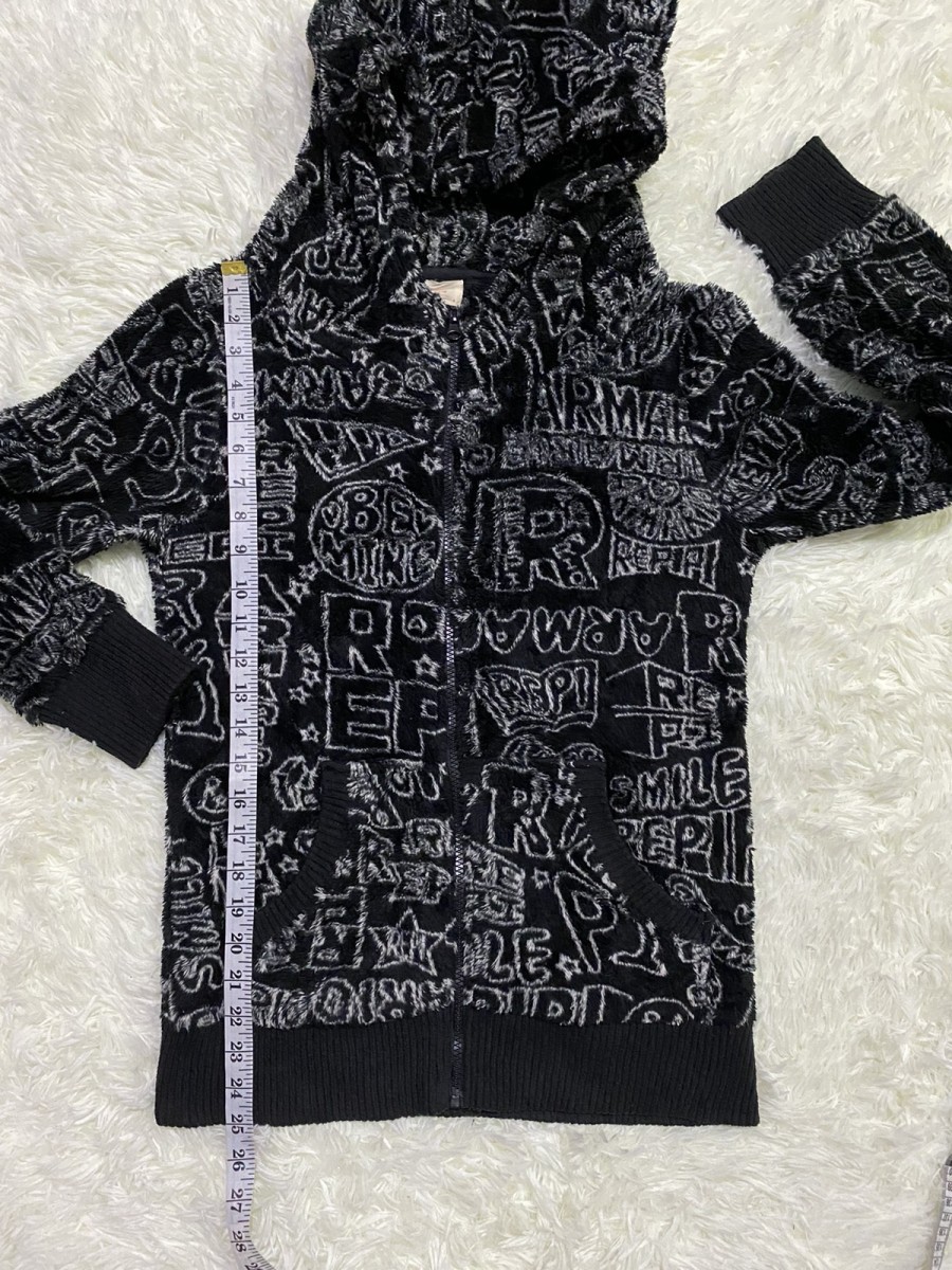 Japanese Brand - repipi armario Fullprint Fleece Hoodie Jacket - 12