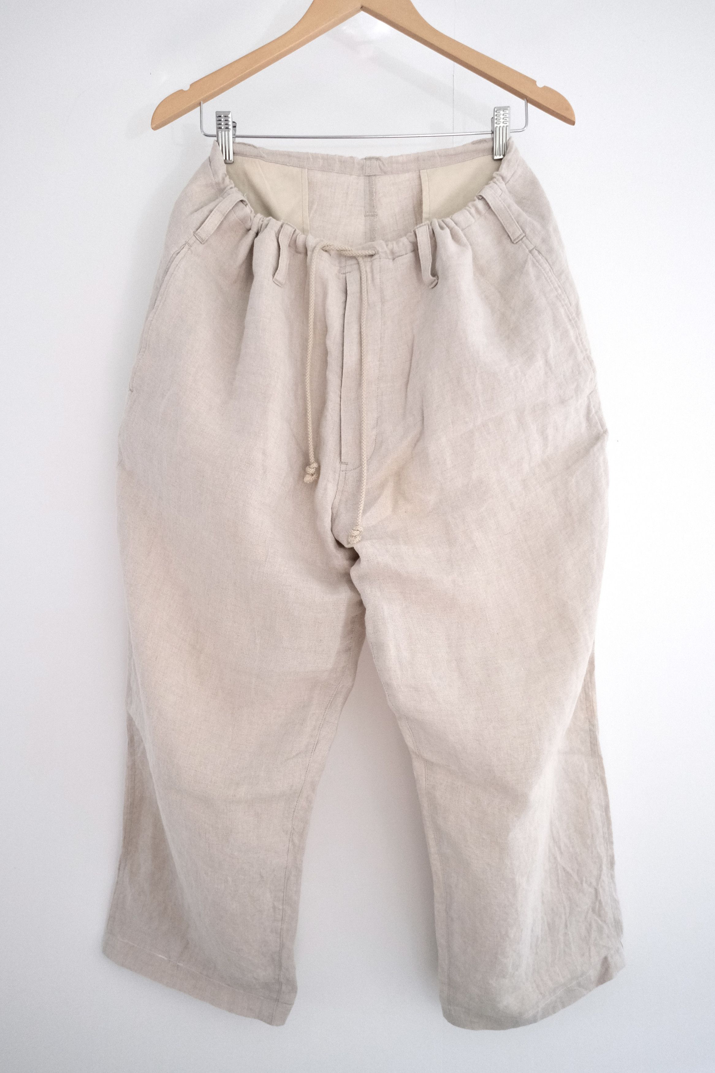 🎐 YYPH SS18 Wide Drawstring Linen Easy Pants - 11