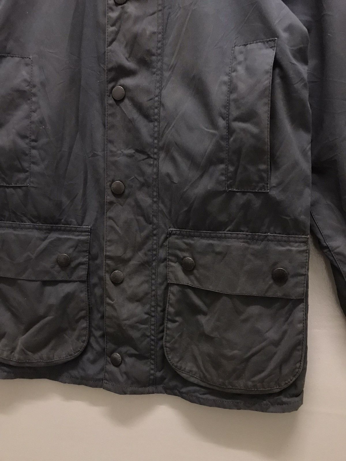 Vintage Barbour Waxed Cotton Parka Jacket - 6