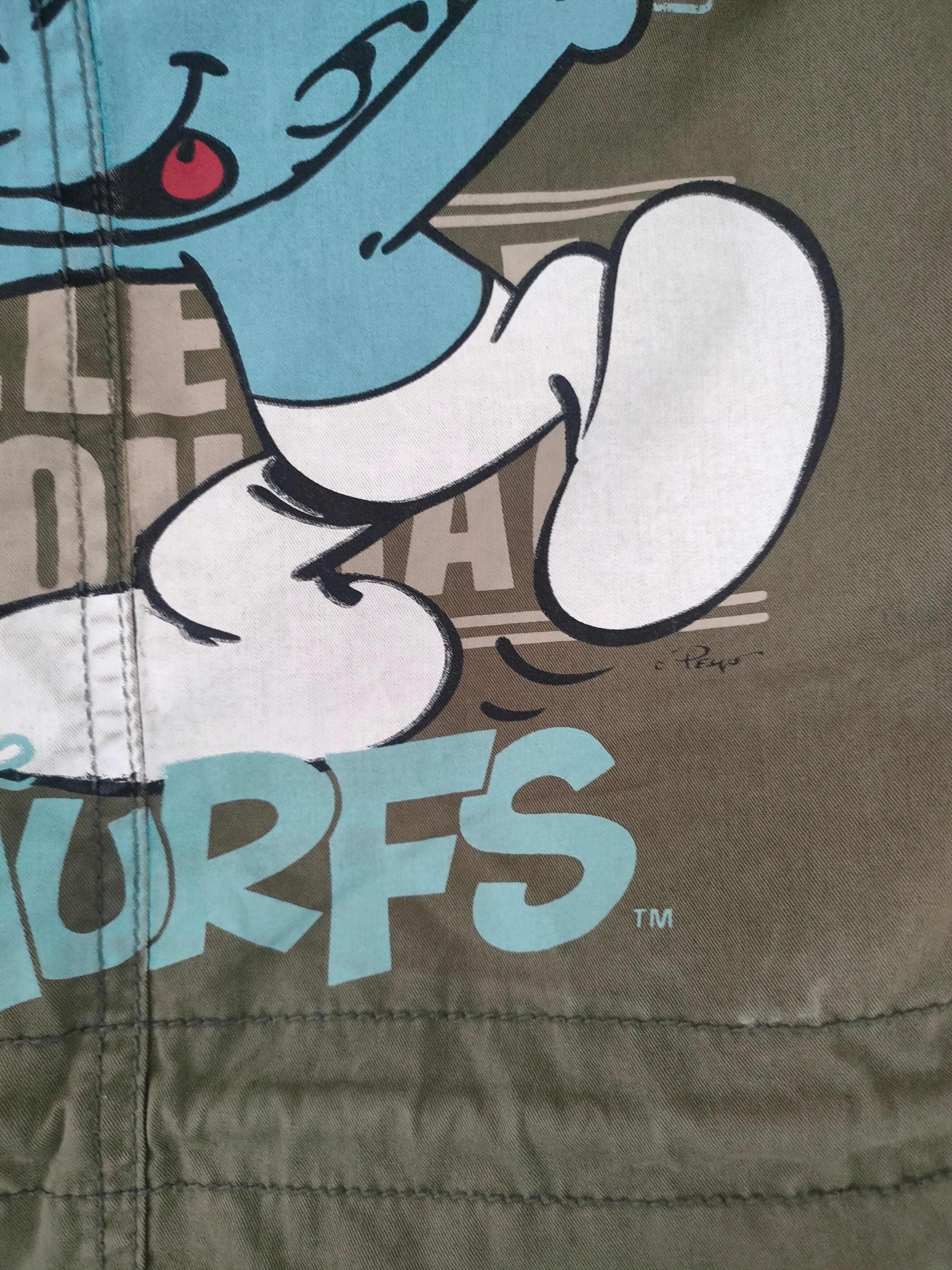 Movie - Whole Hauss The Smurfs Cartoon Military Style Jacket - 3