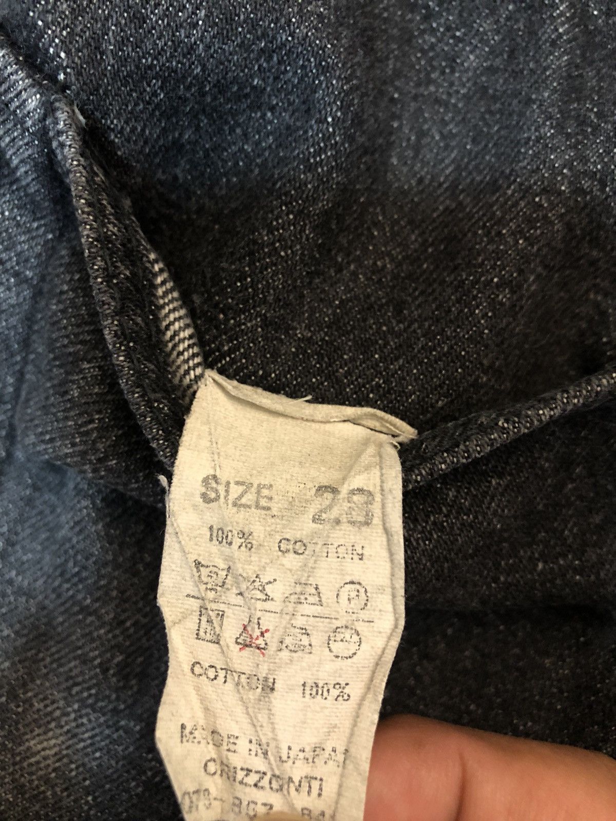 Denime selvedge jeans super black - 10