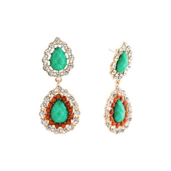 Amrita Singh Turquoise Ruby Avery Earrings - 7