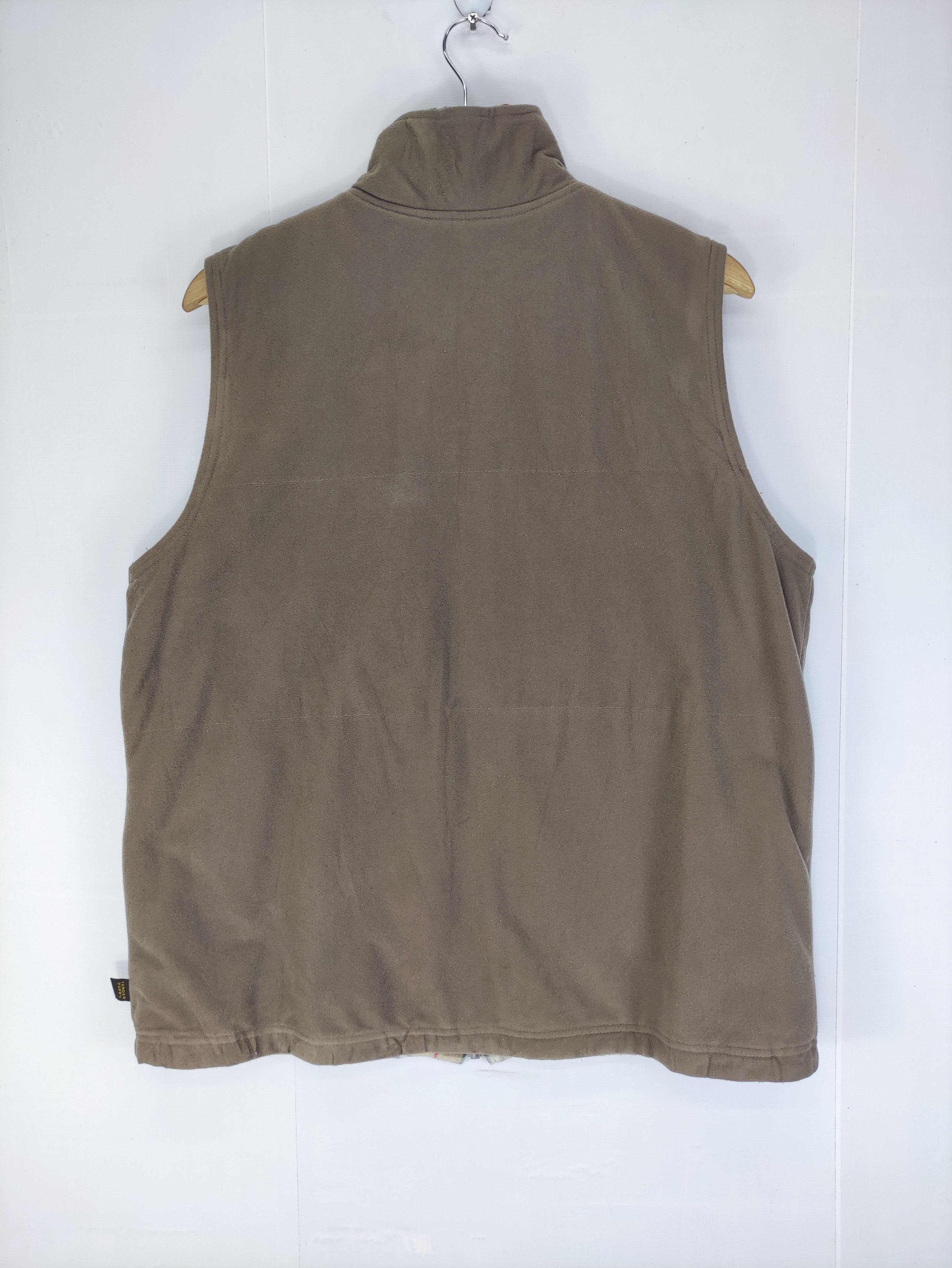 Vintage Vest Fleece Reversible Zipper Tender Puppy - 10