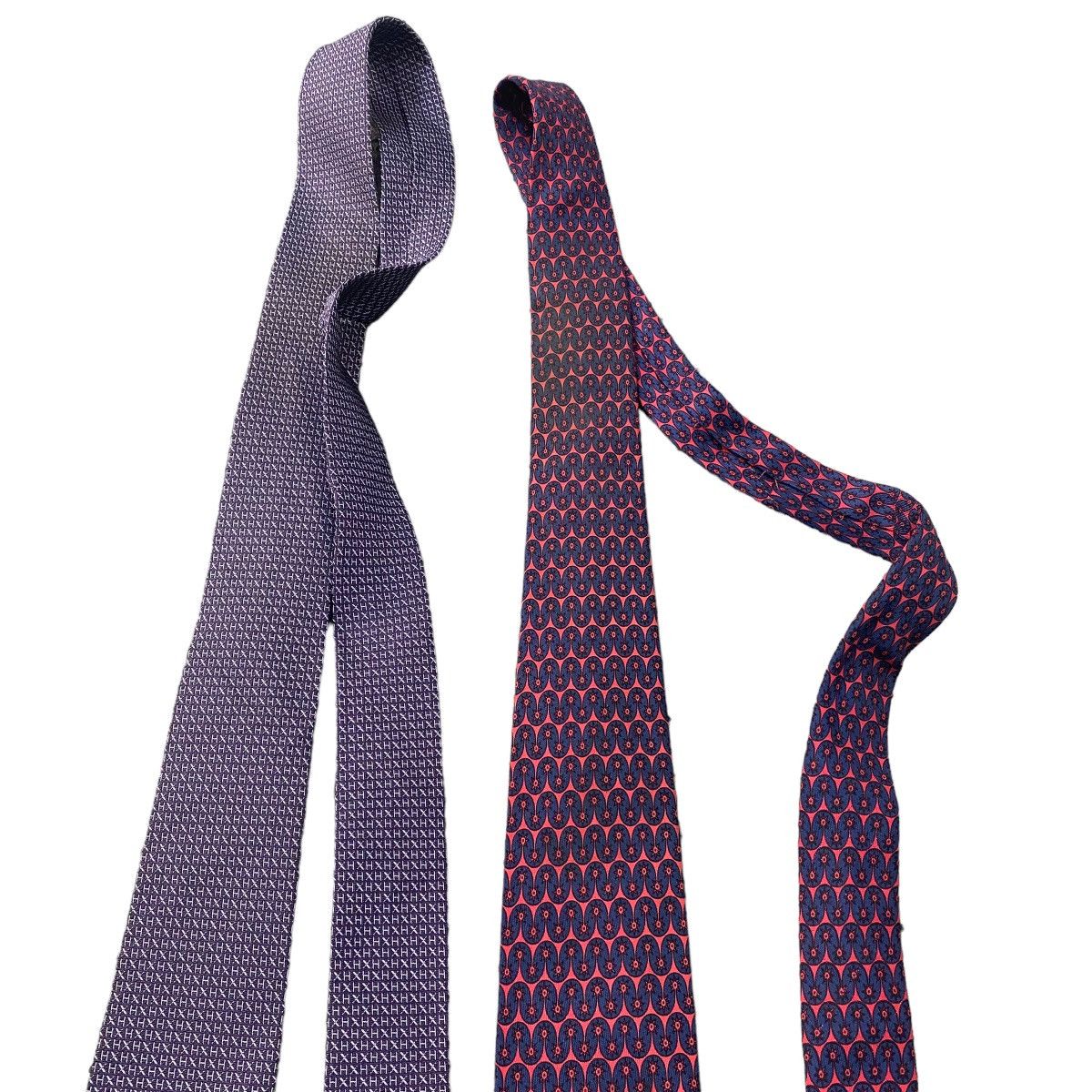 2pcs Hermès luxury tie - 3