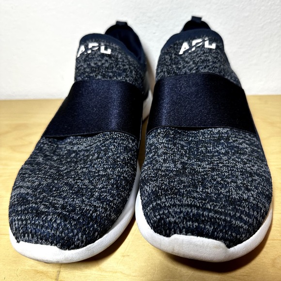 APL Techloom Bliss Sneakers Running Shoes Slip On Elastic Strap Navy Blue 9.5 - 3