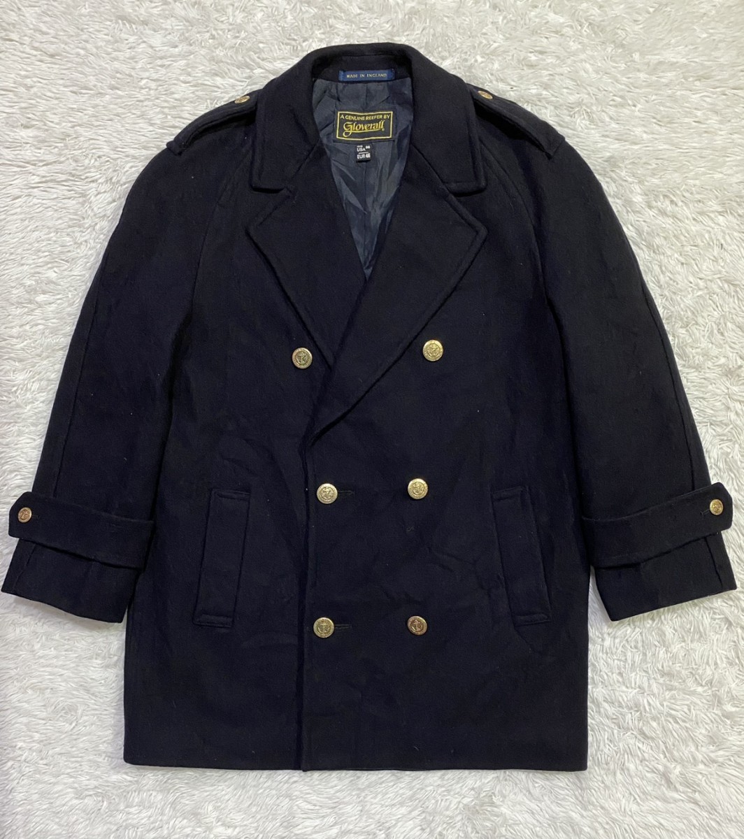 Vintage - GLOVERALL Made in England Mod Admiralty Peacoat - 2
