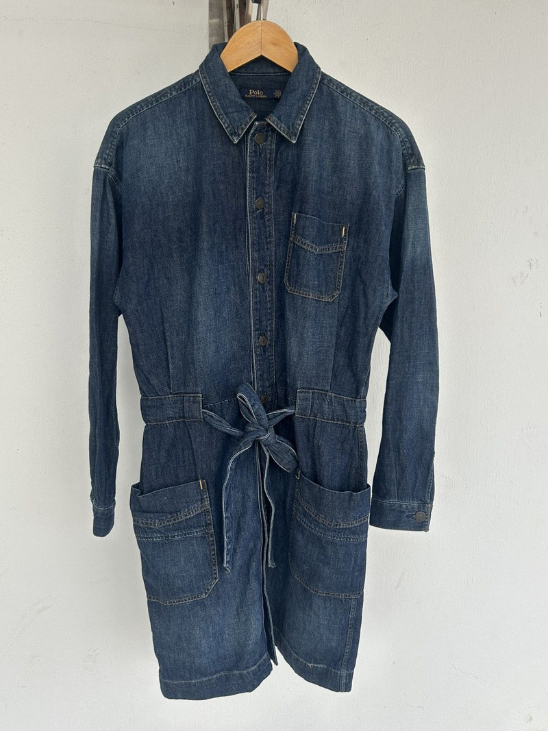 Polo Ralph Lauren Denim Shirt Dress Vintage - 1