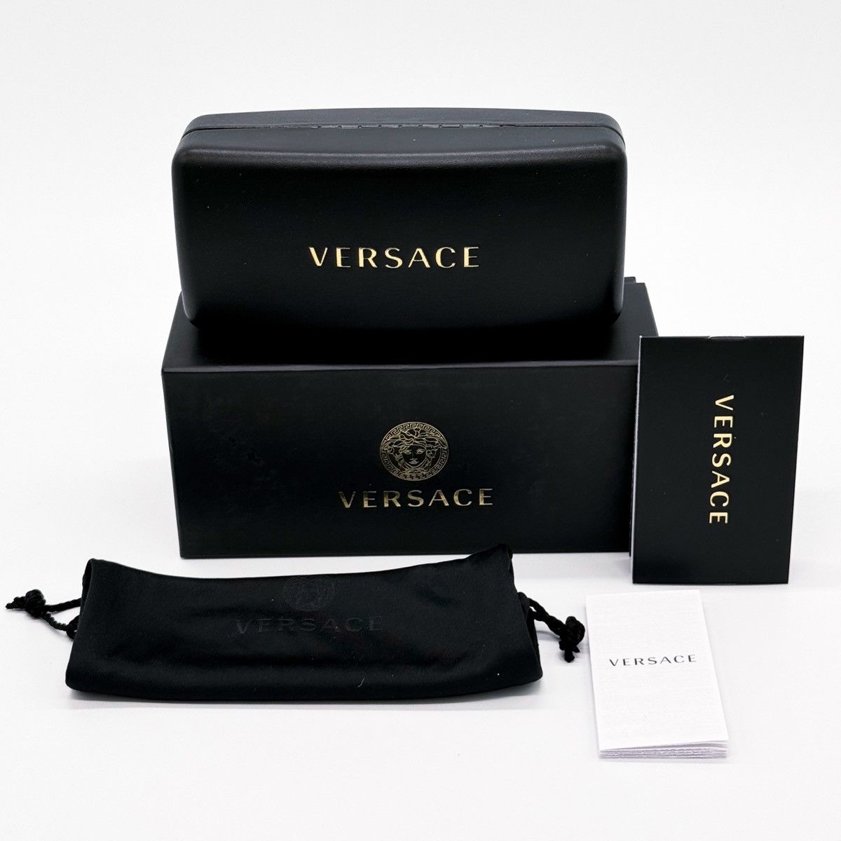 NEW VERSACE VE2265 1002/87 SHIELD MOD 2265 GOLD SUNGLASSES - 15