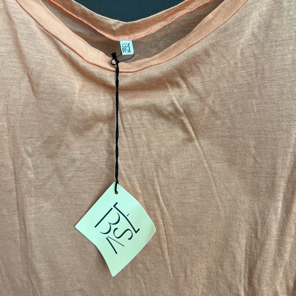 Baserange Silk Alda Orange Cupro Loose Tee NWT - 4