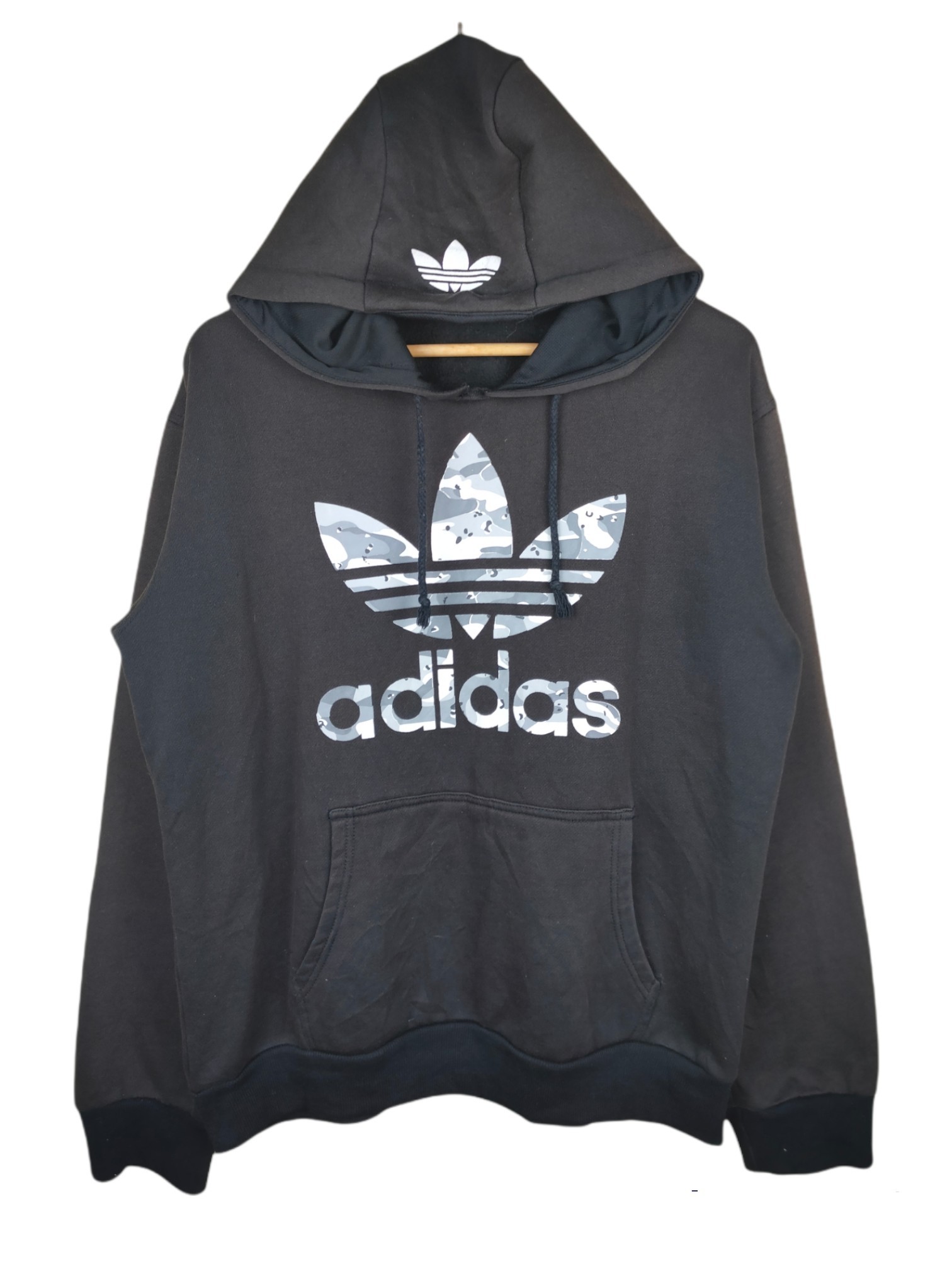 Adidas Big Logo Pullover Hoodie Sweatshirt - 1