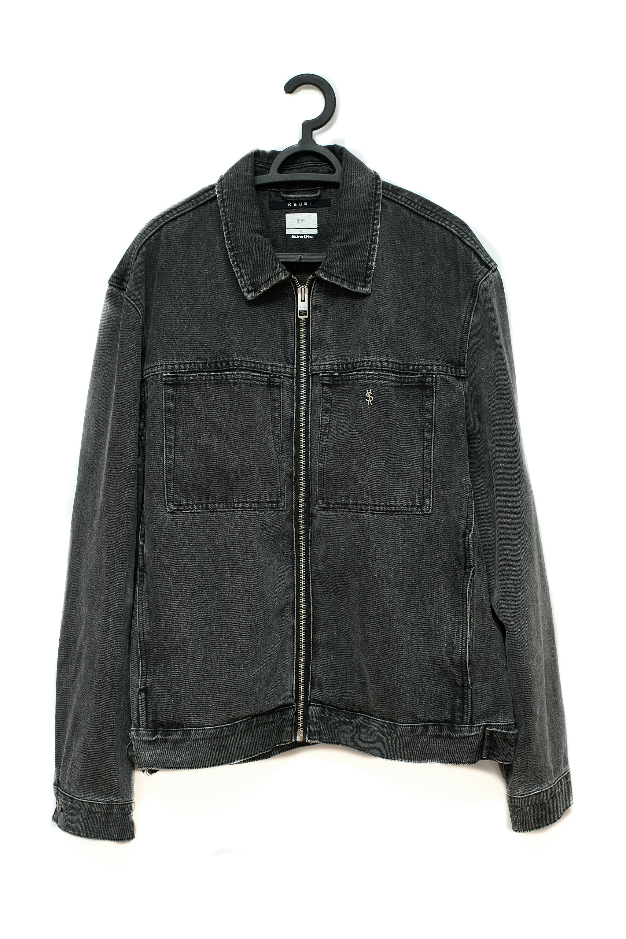 Ksubi Black Denim Jacket Size XL - 1