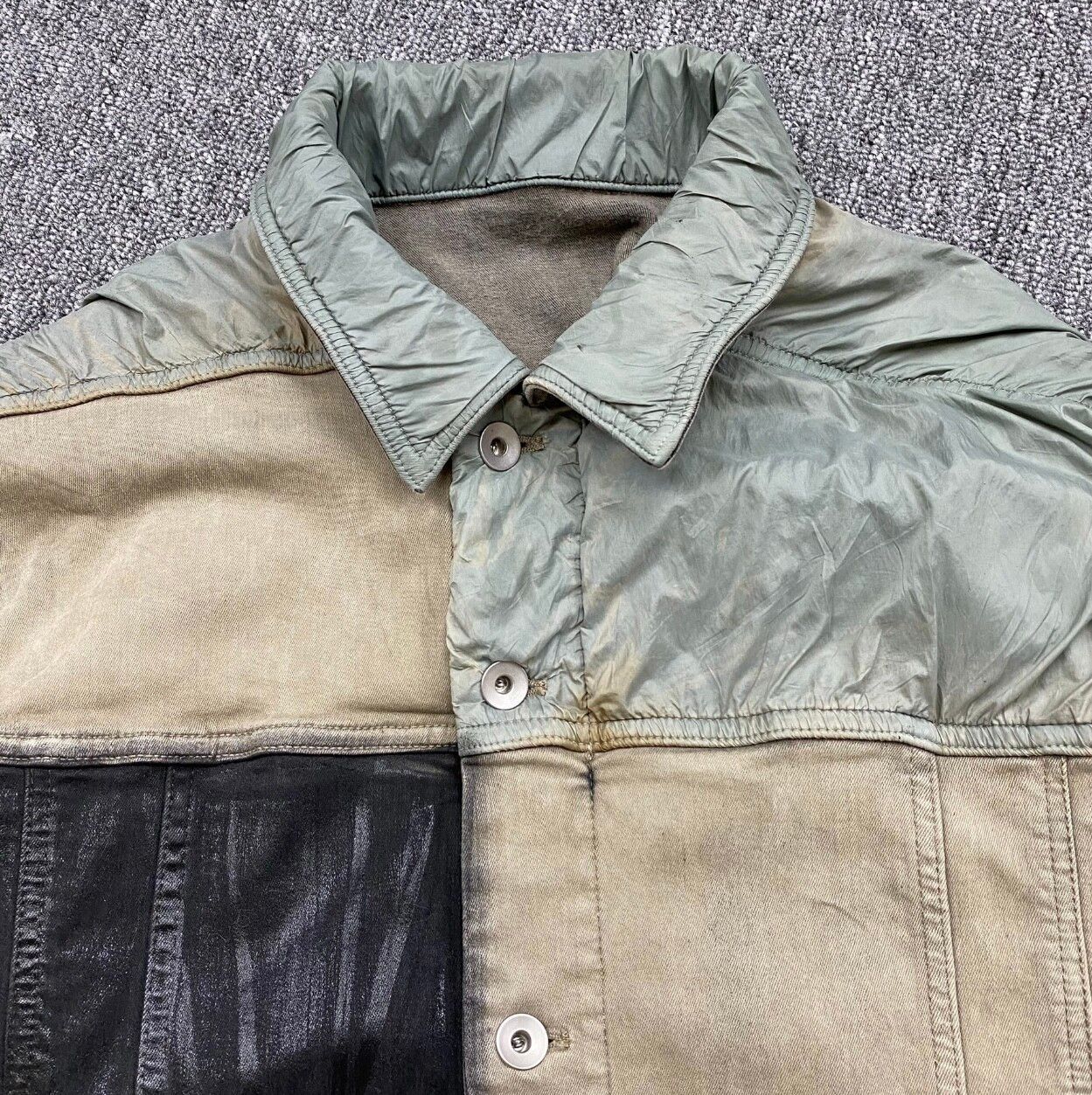 Rick Owens Drkshdw patchwork denim jacket XS - 3