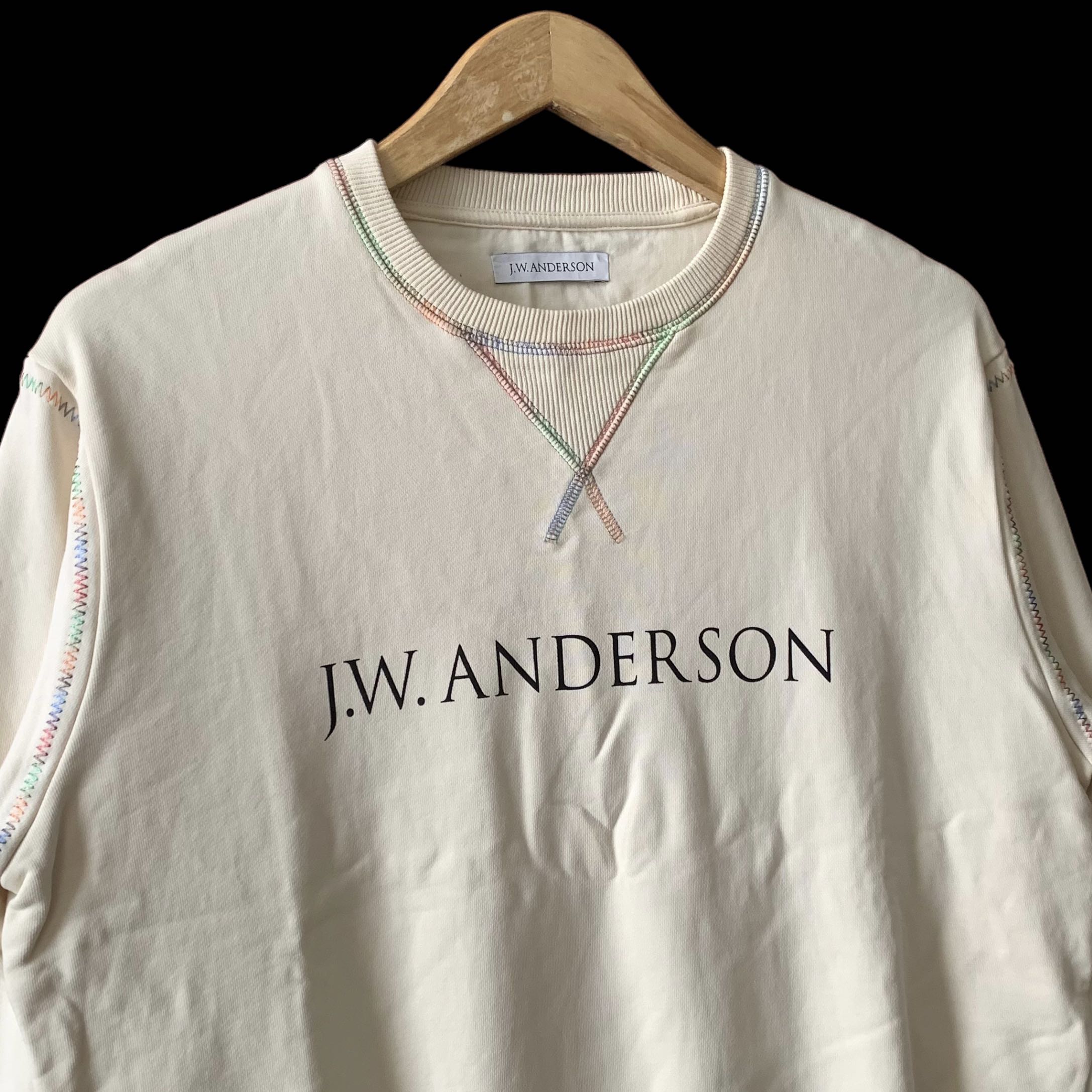 J.W Anderson Rainbow Stitching Sweatshirt - 3