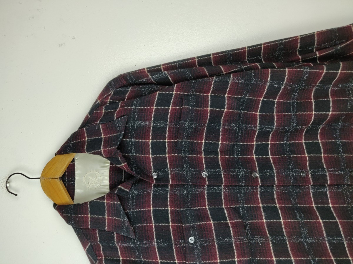 Japanese Brand - D/W Japan Checked Flannel Button Up Shirt Oxford - 5