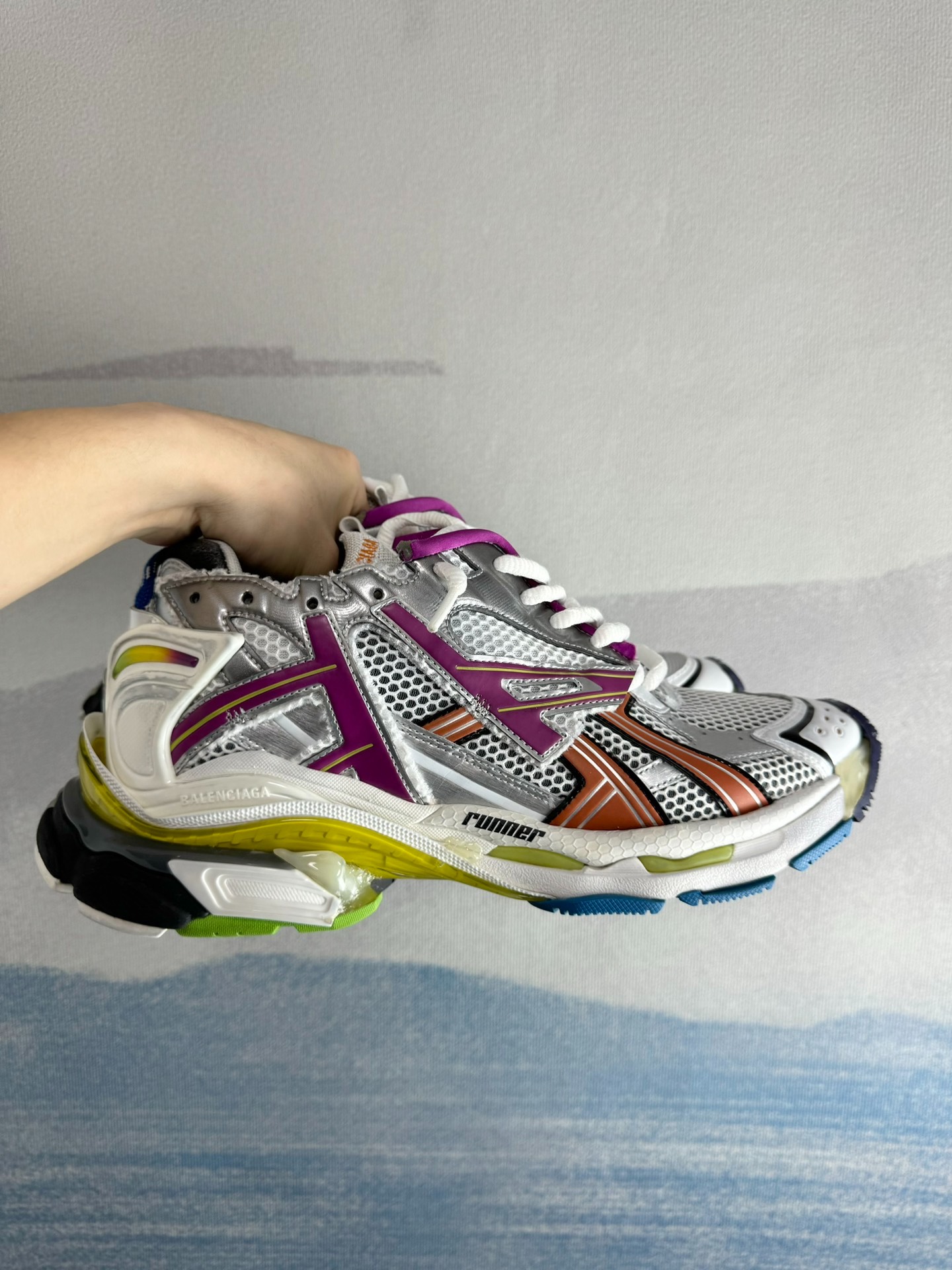 Balenciaga Runner Multicolor Dad Sneakers - 2