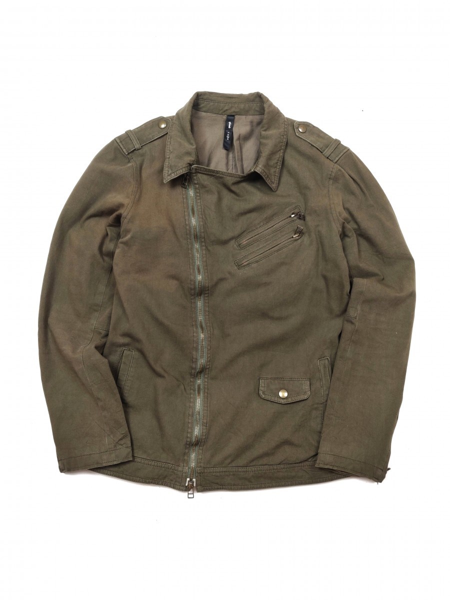 Green - Glamb Japan Asymmetrical Jacket Coat Outerwear - 1
