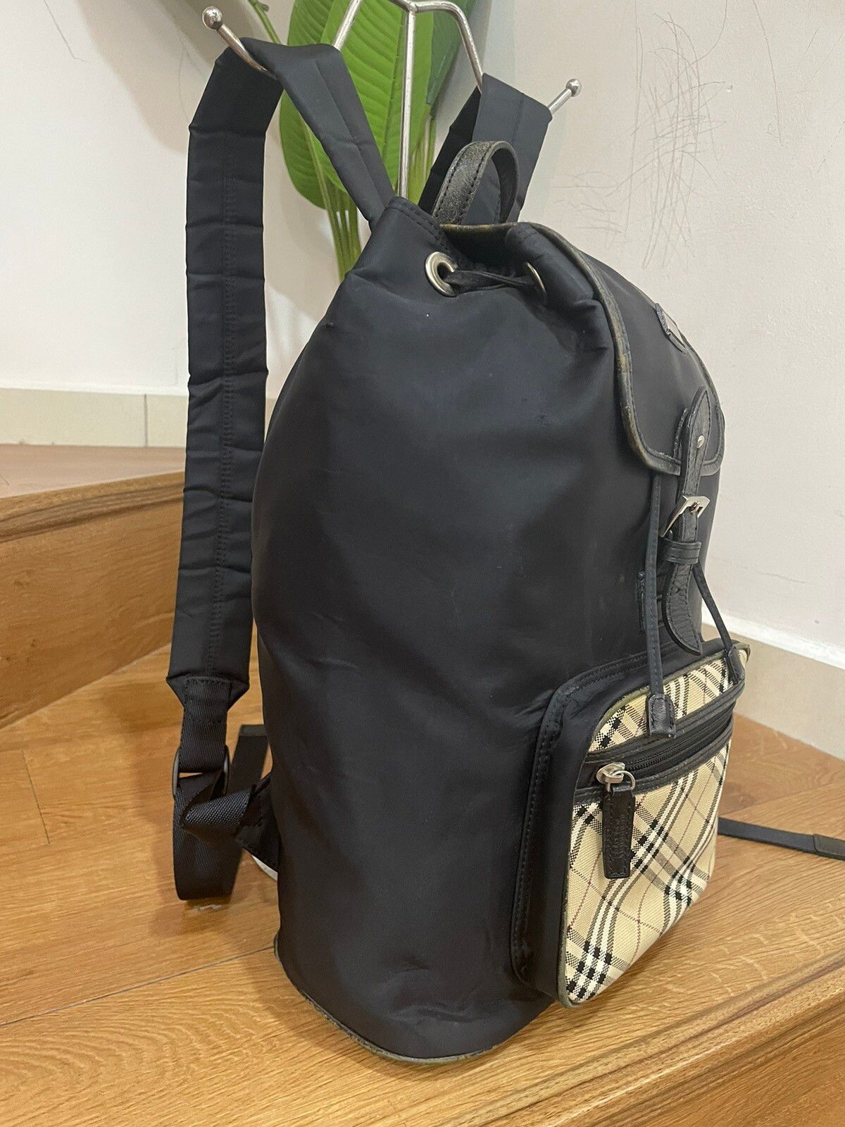 Authentic BURBERRY Backpack Black Label - 4