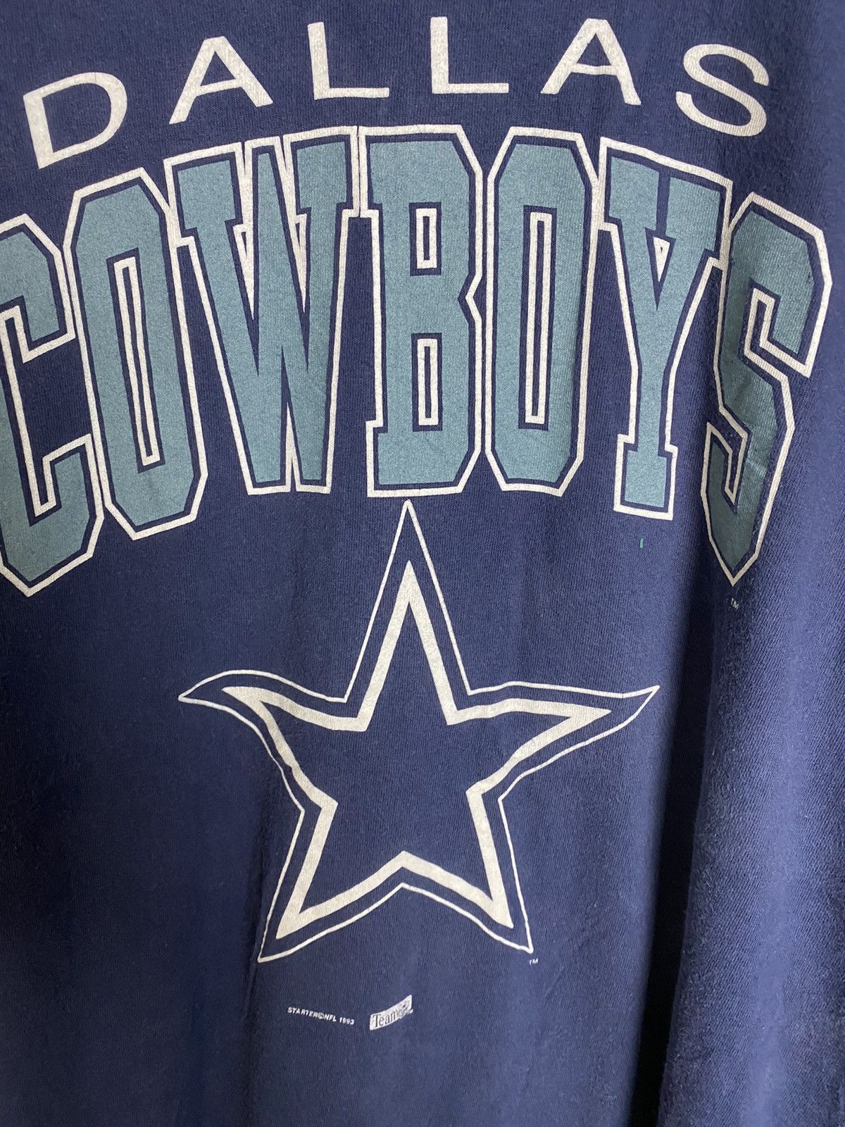 Vintage 1993 Dallas Cowboys Starter Tshirt - 2