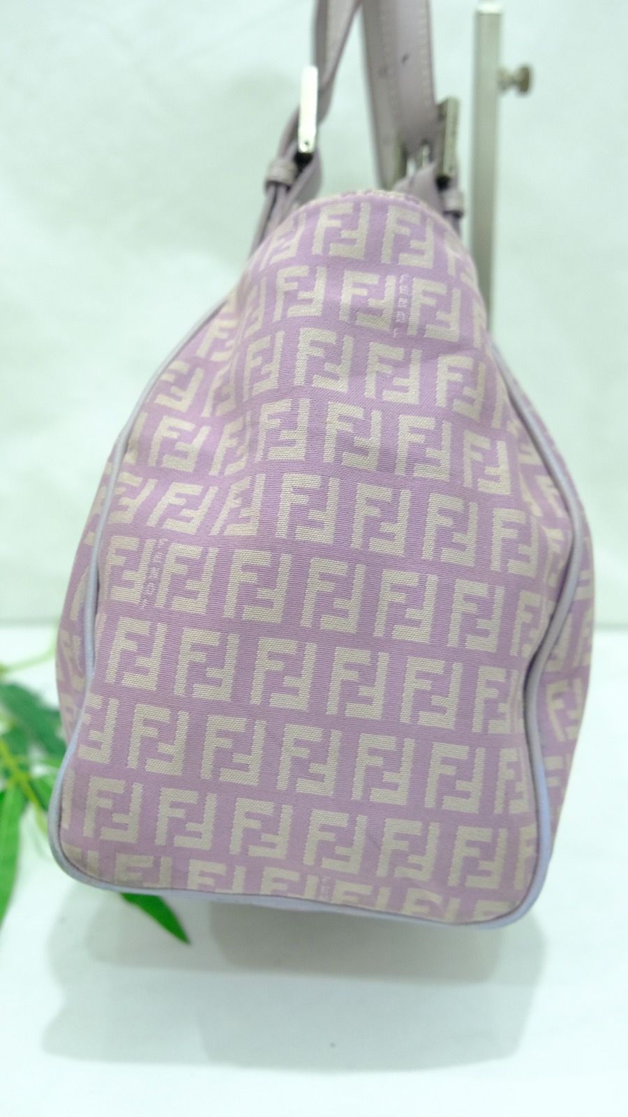 Authentic Fendi shoulder purple bag - 4