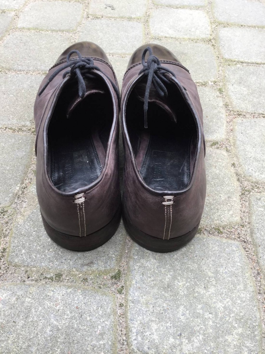 Premiata - Brown nubuck & leather derbies. Like marsell or guidi - 5