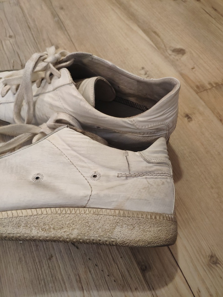 White Italian army trainers. Like Martin Margiela or Dior - 6