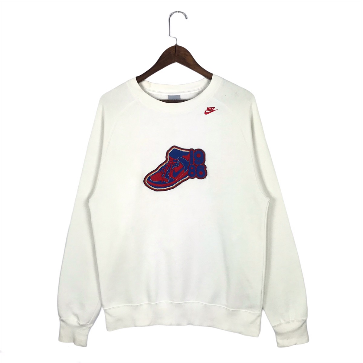 Nike Air Dunk Shoes Sweatshirt Crewneck Embroidery Big Logo - 1