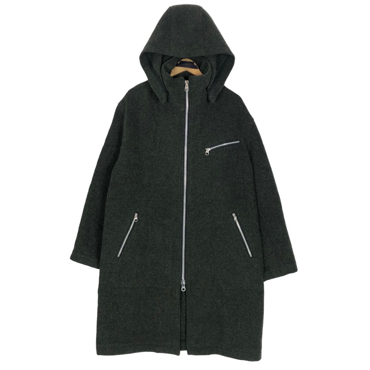 Vintage Yohji Yamamoto A.A.R x D’Urban Hooded Wool Parka - 2