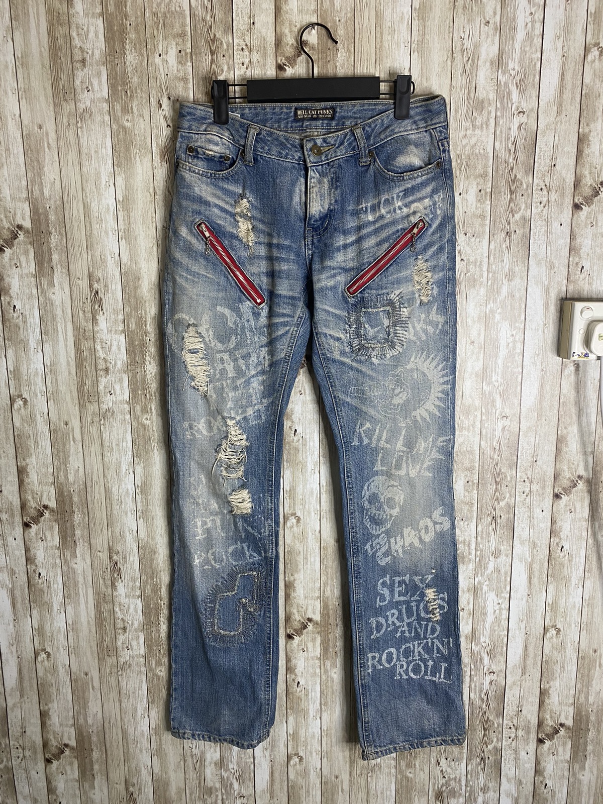 Japanese Brand - Seditionaries Hell Cat Punks Jeans - 1