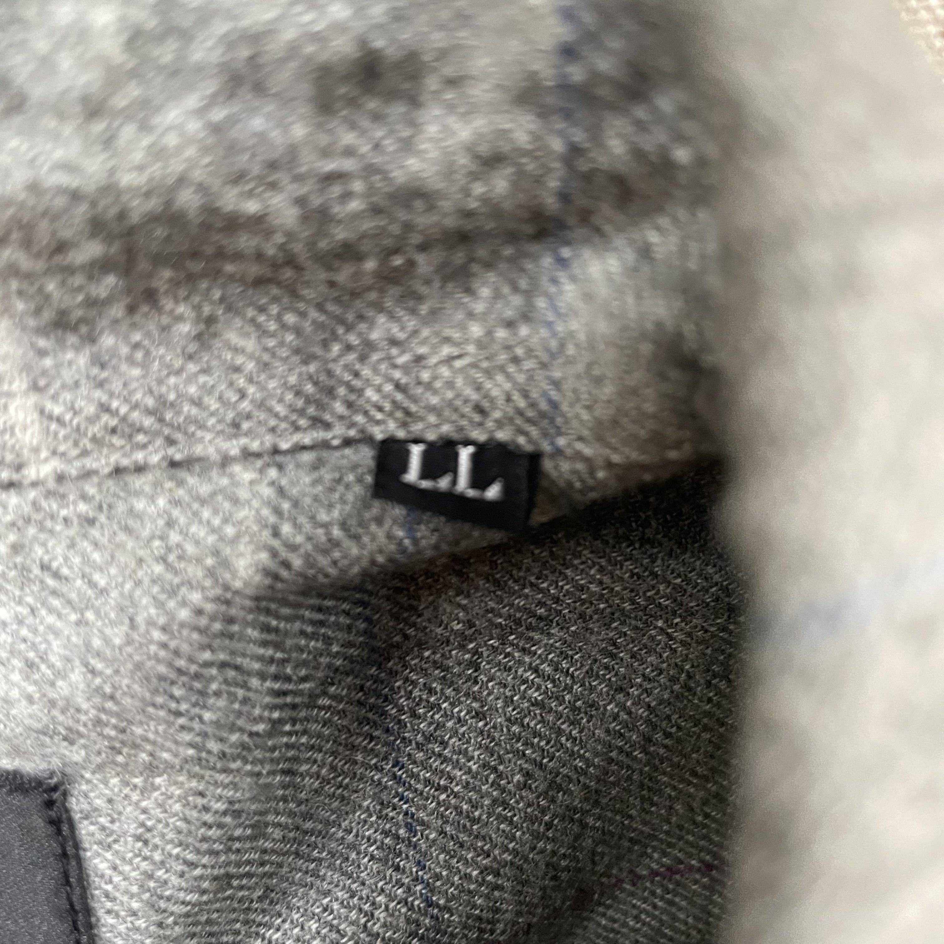 Kansai Yamamoto - Minimalist Check Shirt, Wool, (JP LL) - 4