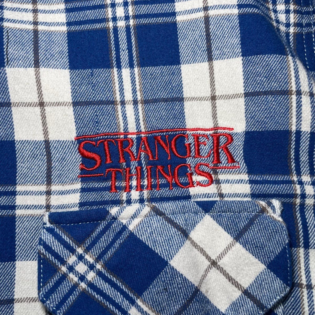 Movie - Stranger Things Blue Flannel Overshirt 👽 - 3