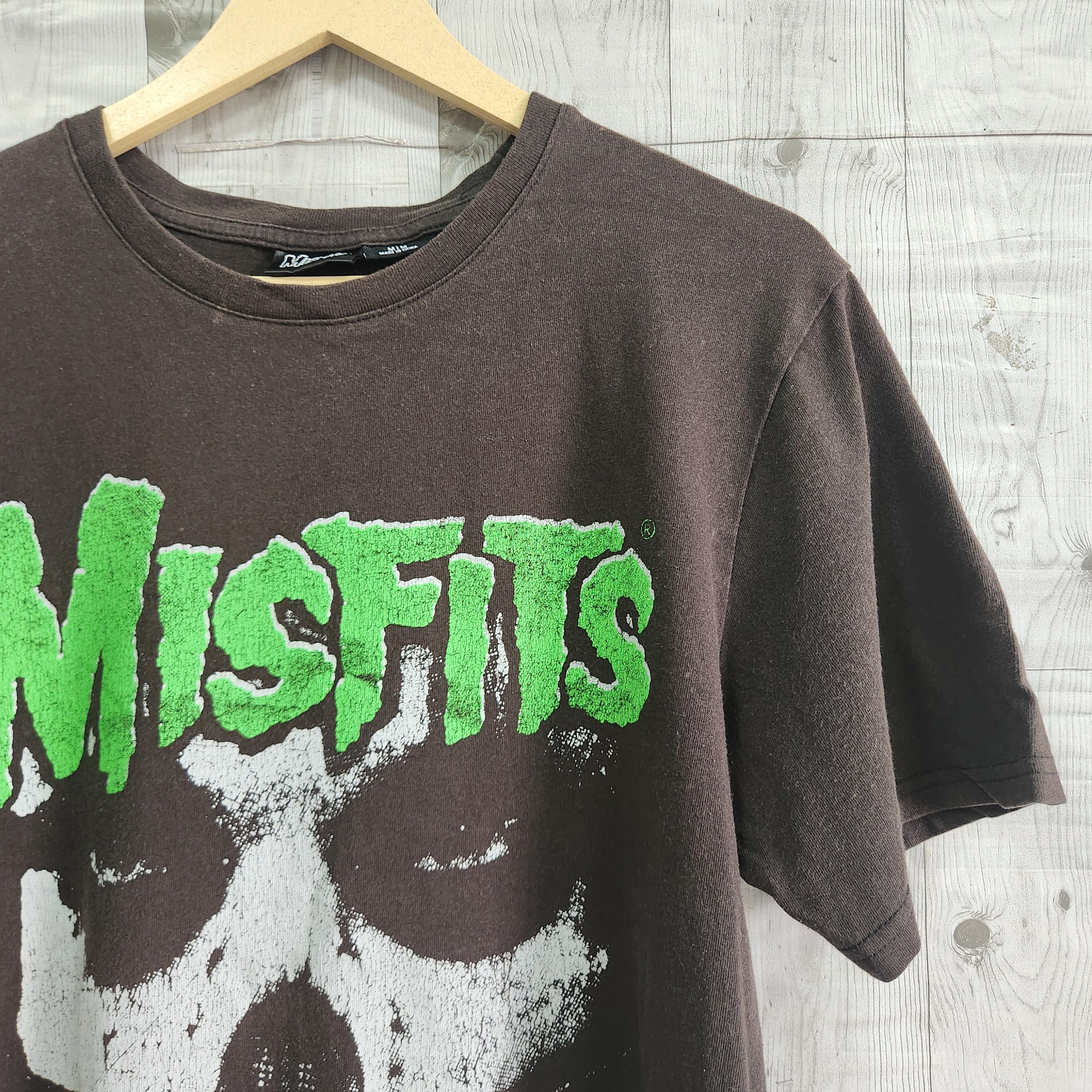 Misfits Green Skull Big Printed - 7