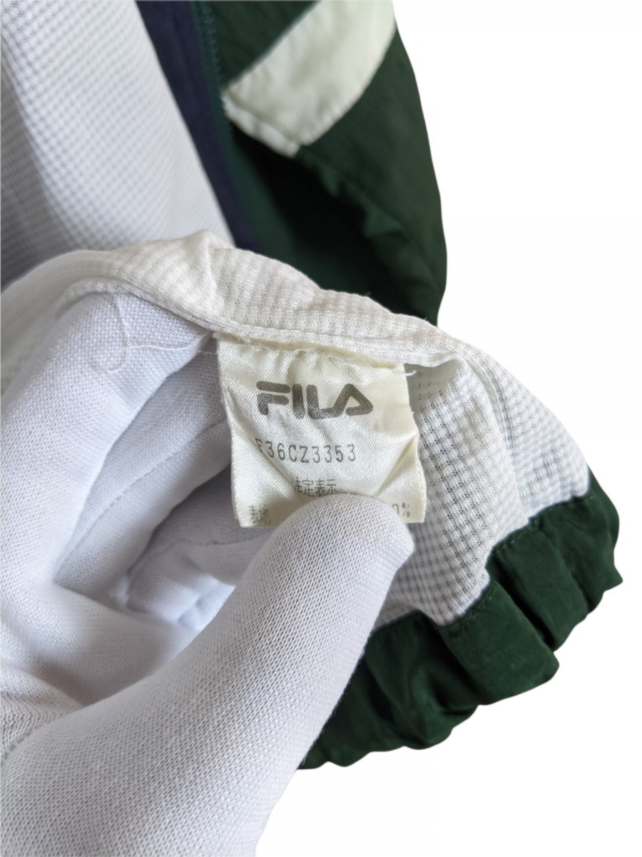 Fila - 90s Oversized Sweater Light Jacket Nylon - 10
