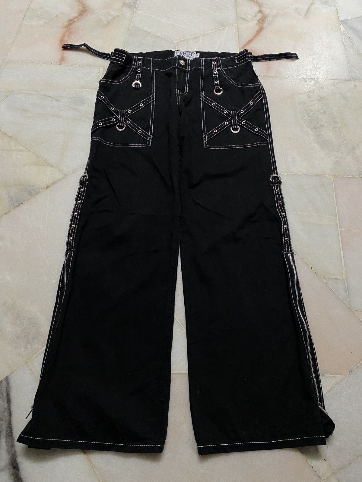 💥Flare💥Vintage 90s Studded Tripp Punk Chrome hearts Inspired - 1