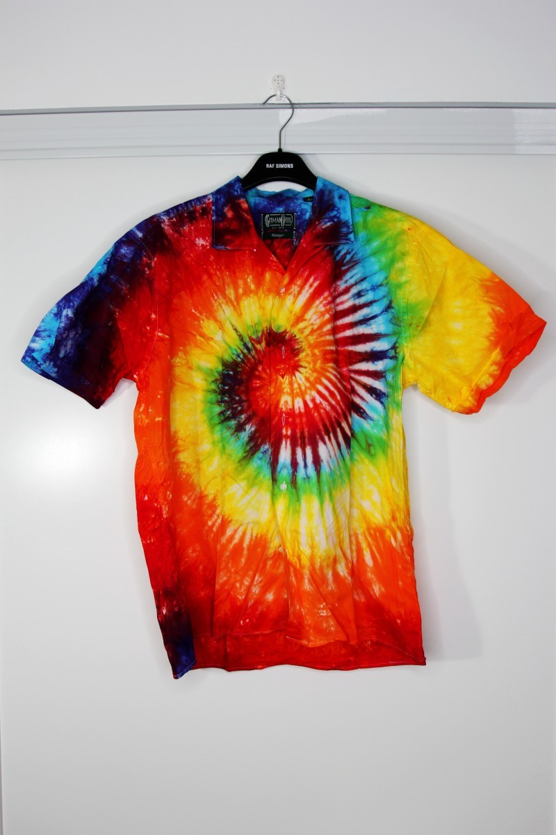 Gitman Bros. Vintage - BNWT SS19 GITMAN BROS. VINTAGE TIE-DYE CAMP SHIRT L - 2