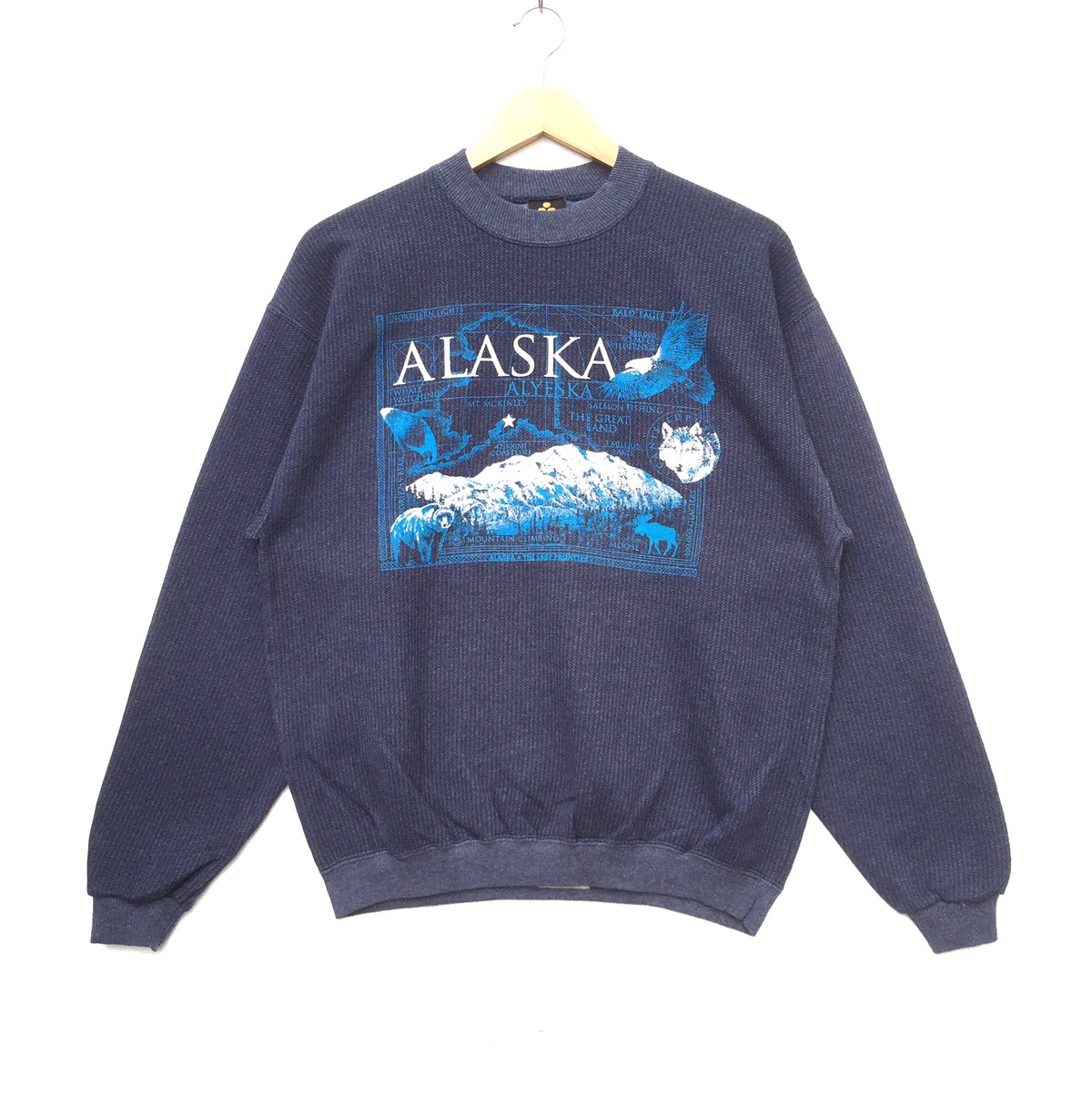 Vintage - Vintage 90s Alaska Alyeska Big Logo Sweatshirt | M | Swag - 1