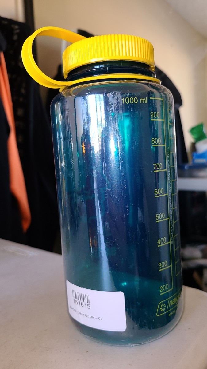 SATURATED VOIDS WIDE MOUTH NALGENE WATER BOTTLE - TEAL - 3