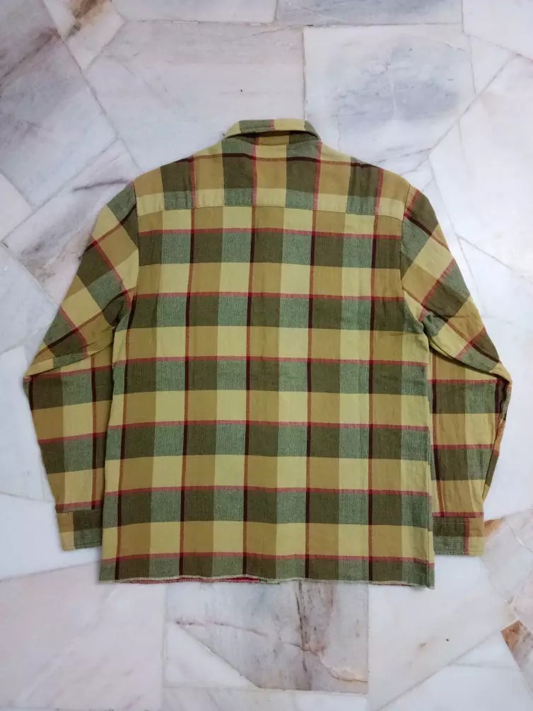 Japanese Brand - REALMAD HECTIC DESTROY BUFFALO PLAID BUTTON DOWN SHIRT - 2