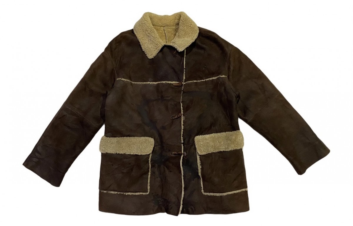 Italian Designers - Vintage Valencia Shearling Jacket Made in Italy - 2