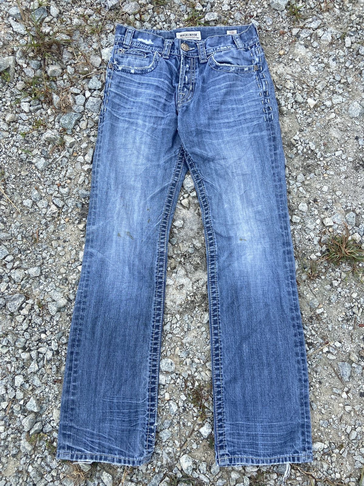 Vintage - Chrome Heart Inspired Denim Jeans - 1