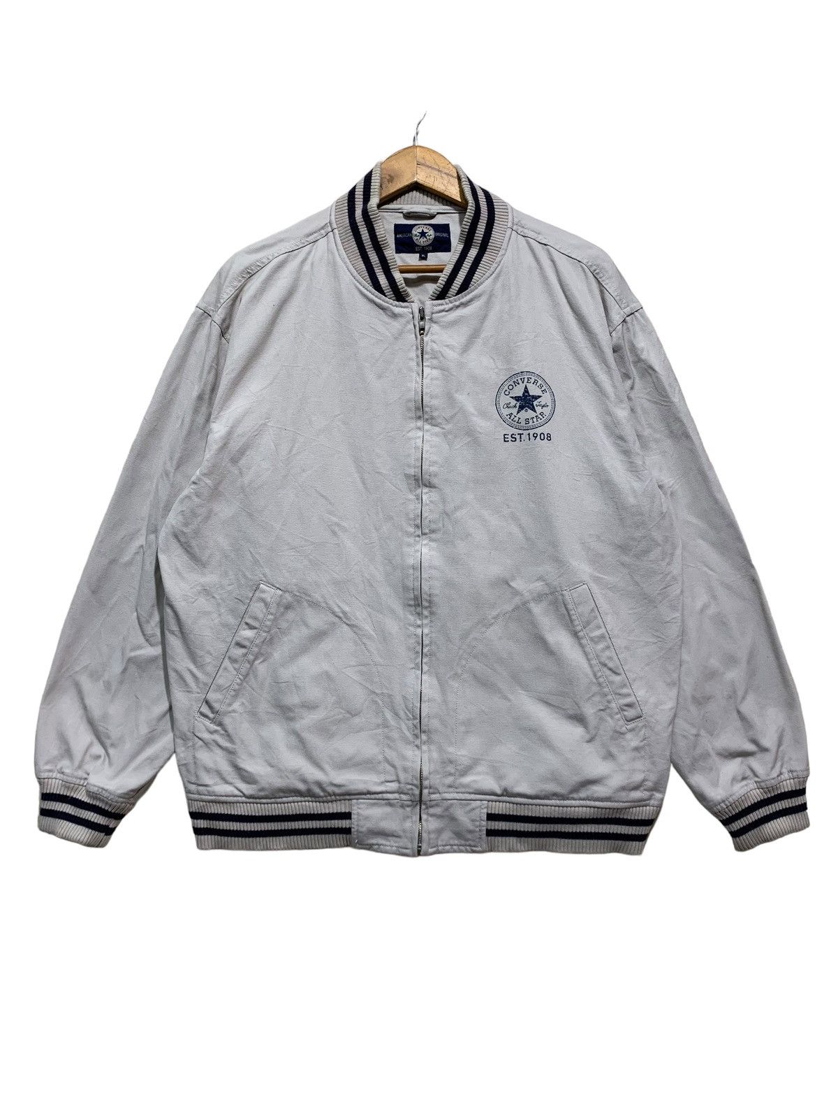 🔥CONVERSE ALL STAR CANVAS VARSITY JACKETS - 1