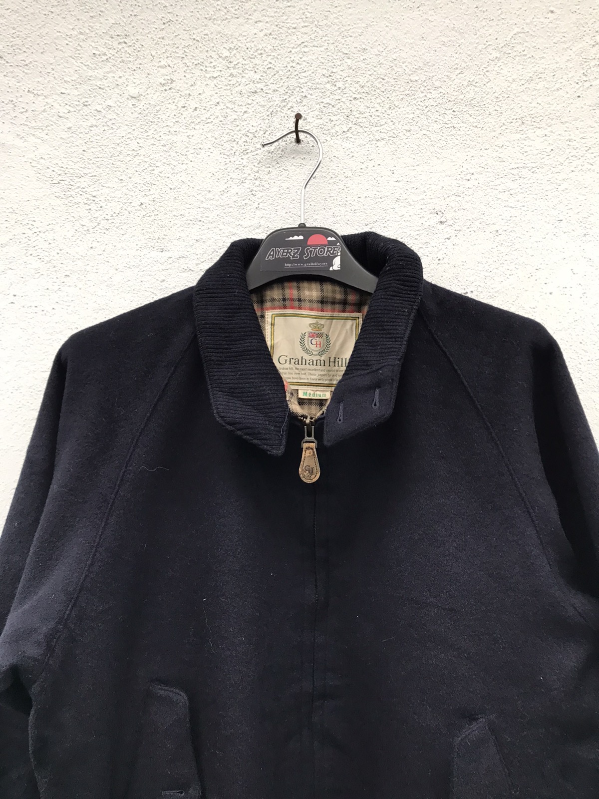 Japanese Brand - Graham Hill Wool Harrington Style Jacket - 2