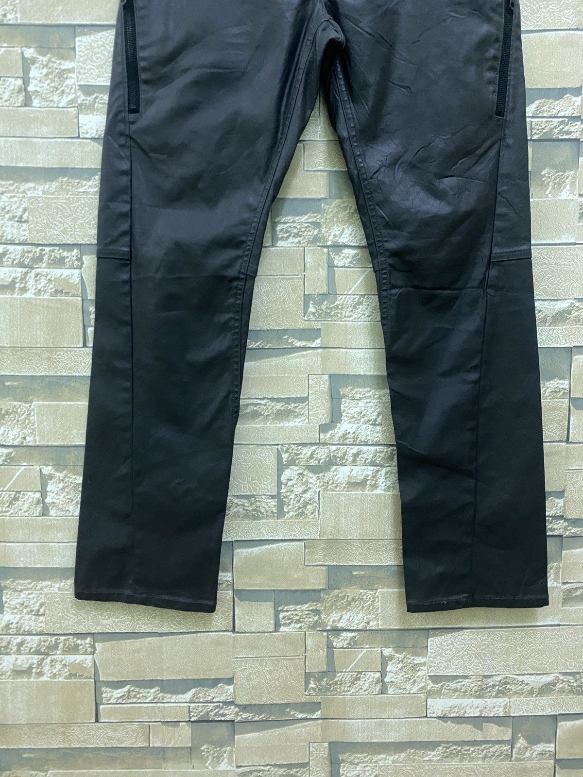 Japanese Brand - UNIQLO Coated Cloth Synthetic Leather Pants - 6