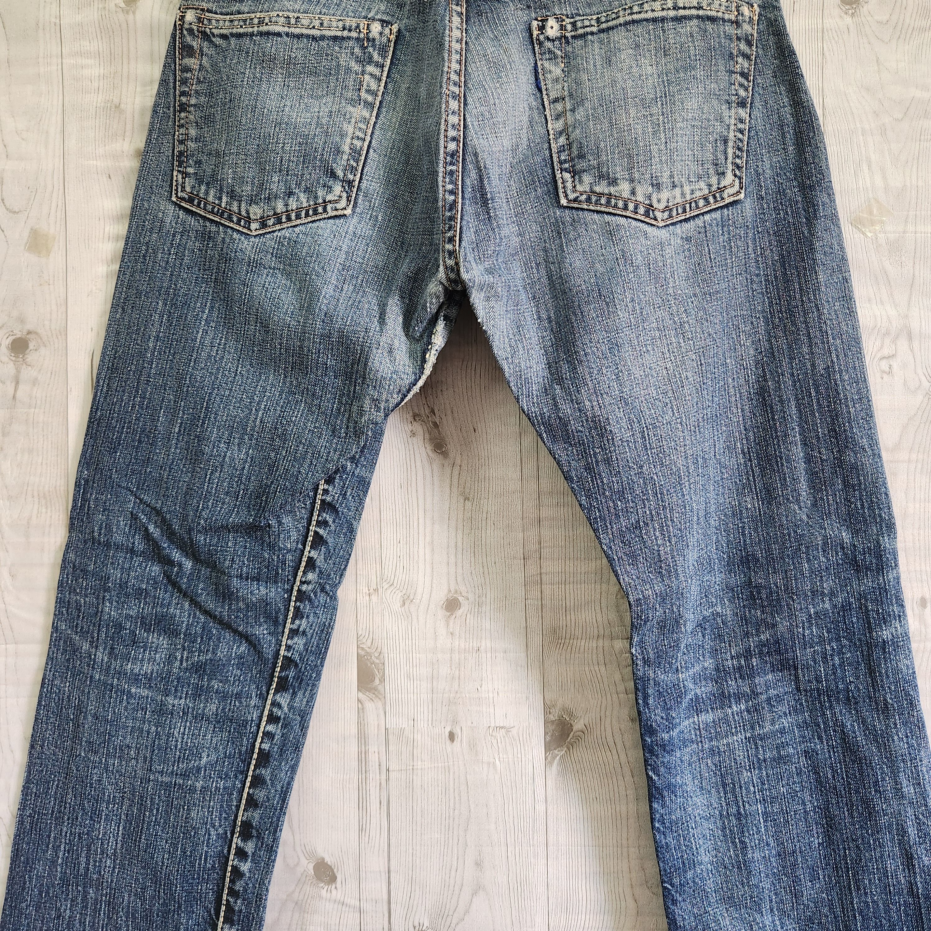 Pure Blue Indigo Blue Denim Jeans Japan Slim - 8