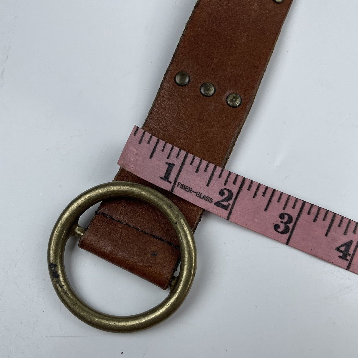 Genuine Leather - studded leather belt tc22 - 7