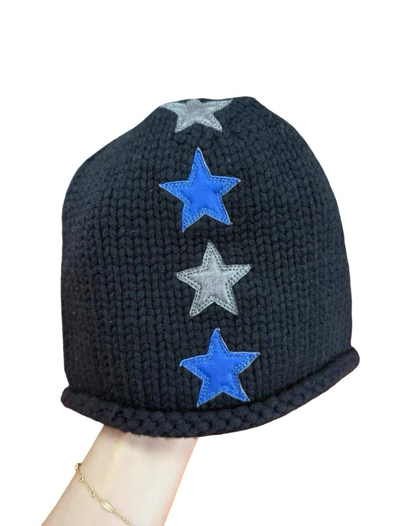 Star patch beanie - 1