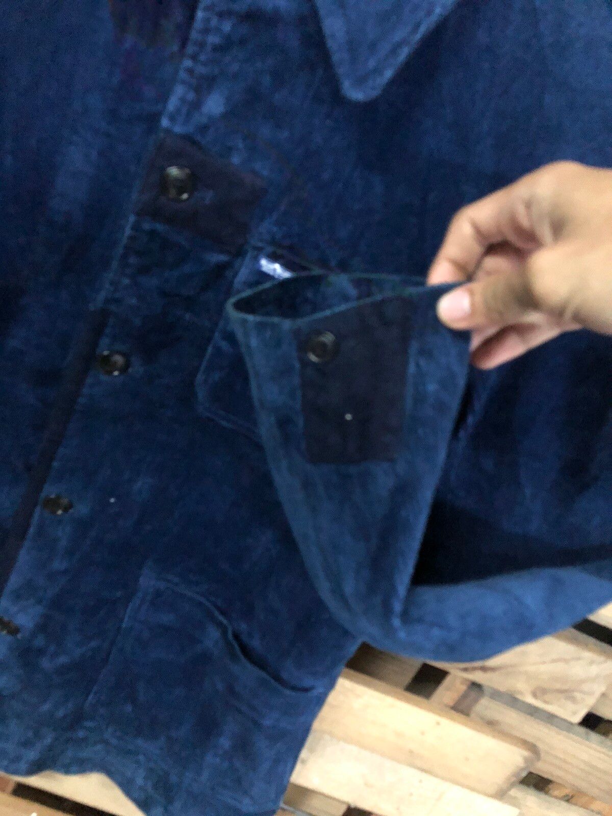 Japanese Brand - Blue Blue Seilin & co Corduroi Jacket Made Japan - 6